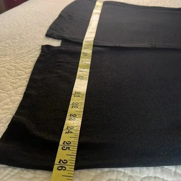 NWT JJill Stretch Knit Long Tunic Top Womens XL Petite Black Lagenlook Comfort - Picture 13 of 17